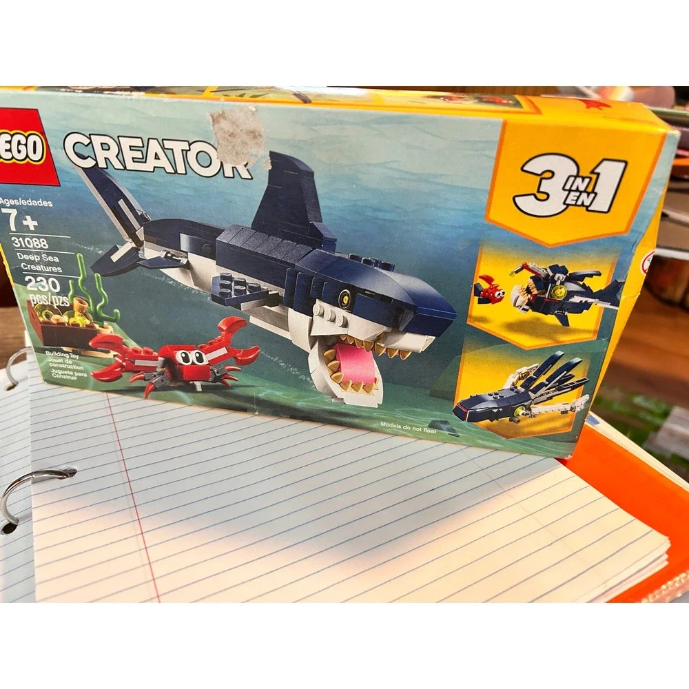 LEGO Creator 3 in 1 Deep Sea Creatures 31088 Building Toy‎ Kids Ages 7+
